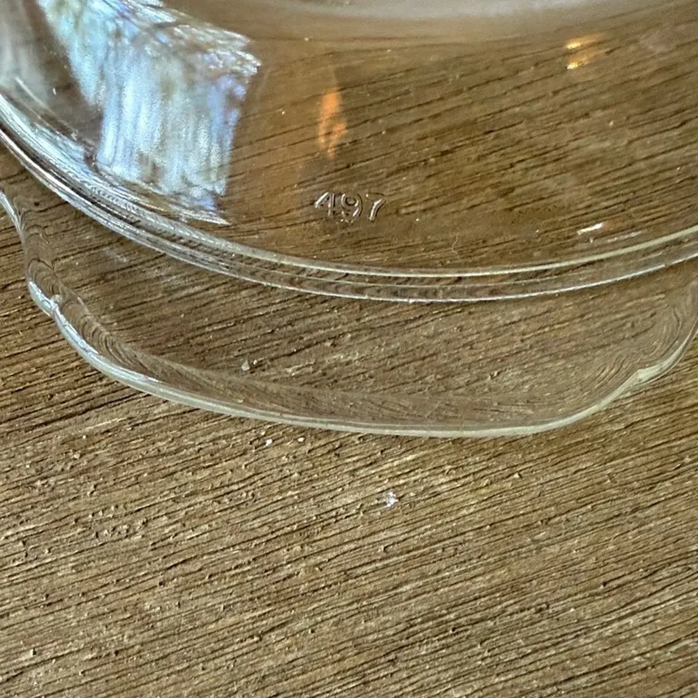 Pyrex Clear Glass Dish Lid 497